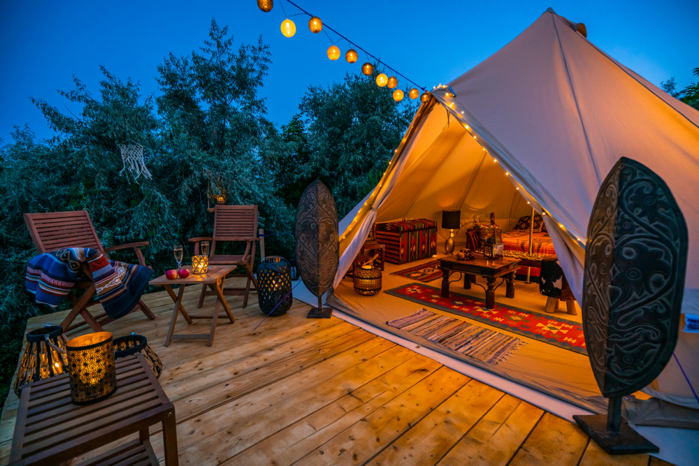 national park airbnb tent camping