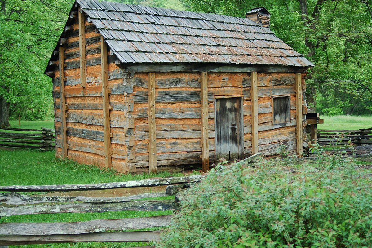 Abraham Lincons Boyhood Log Cabin Home in Knob Creek, Kentucky