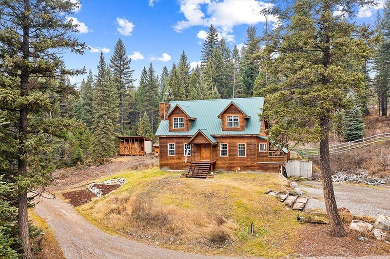 865 lupfer road whitefish cabin for sale in montana