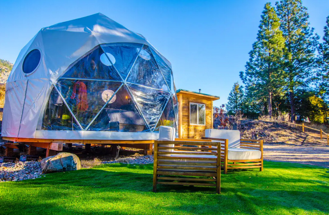 missoula montana airbnb clark fork landing river dome home rental