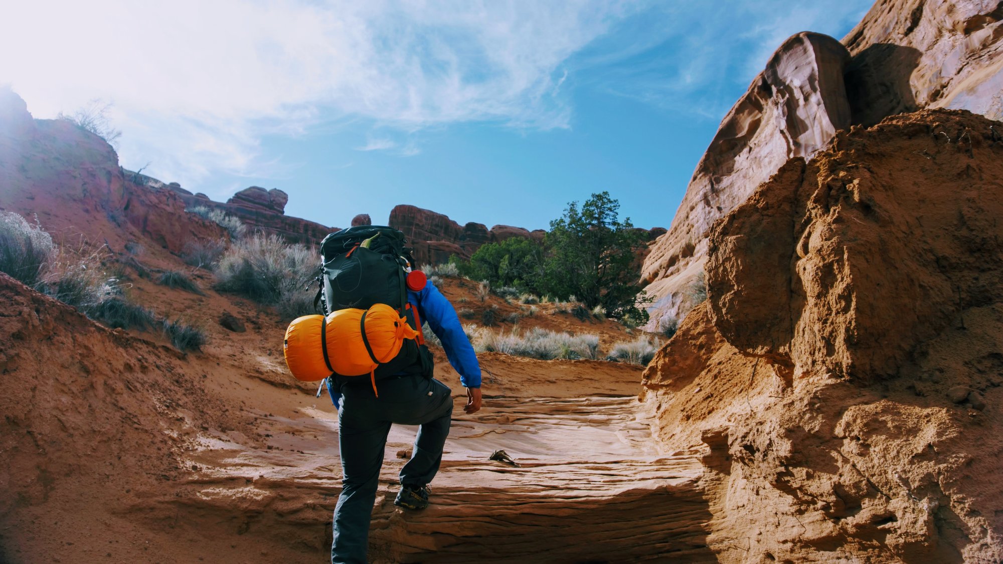 hiking trail locations at Moab National Park