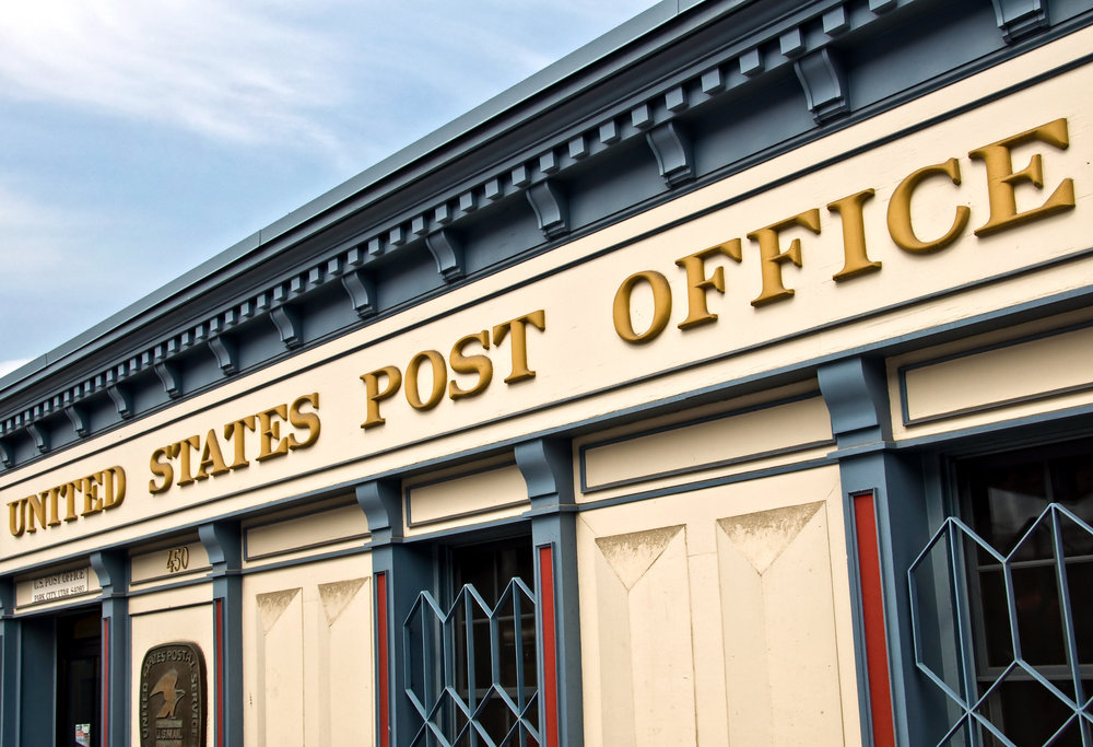 united states post office signage