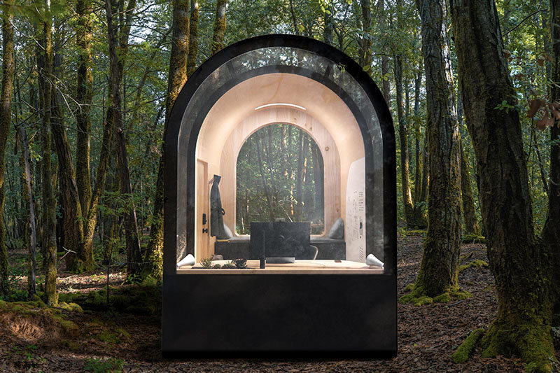 3D smart pod in the forest
