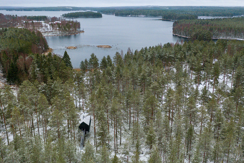 Niliaitta cabin resort location finland 