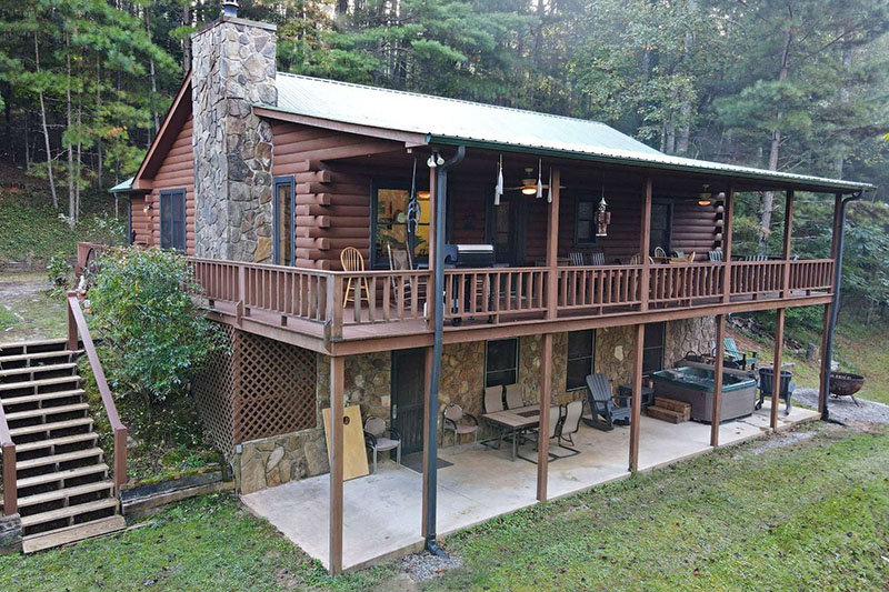 blue ridge cabins for sale 124 old indian- rail