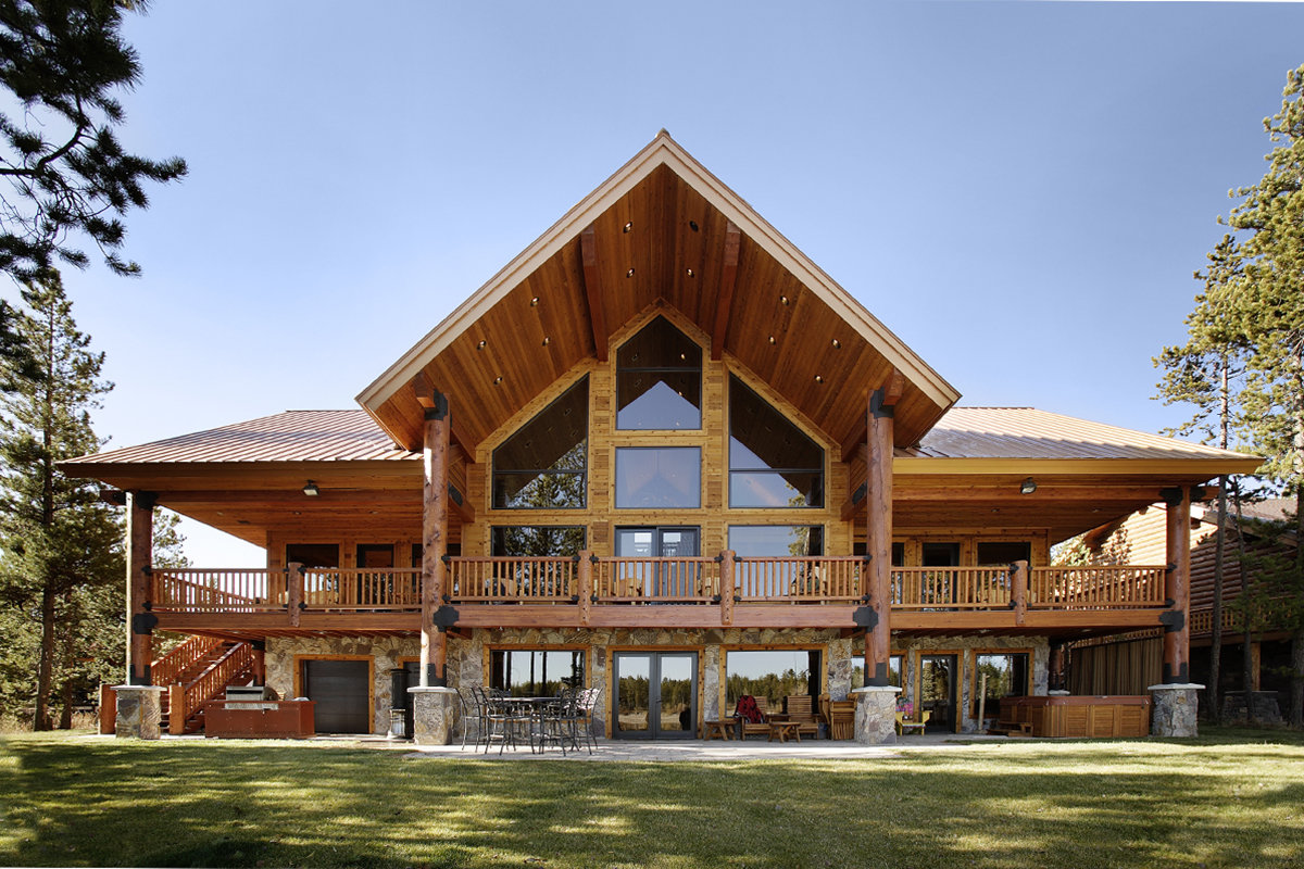 large cabin home