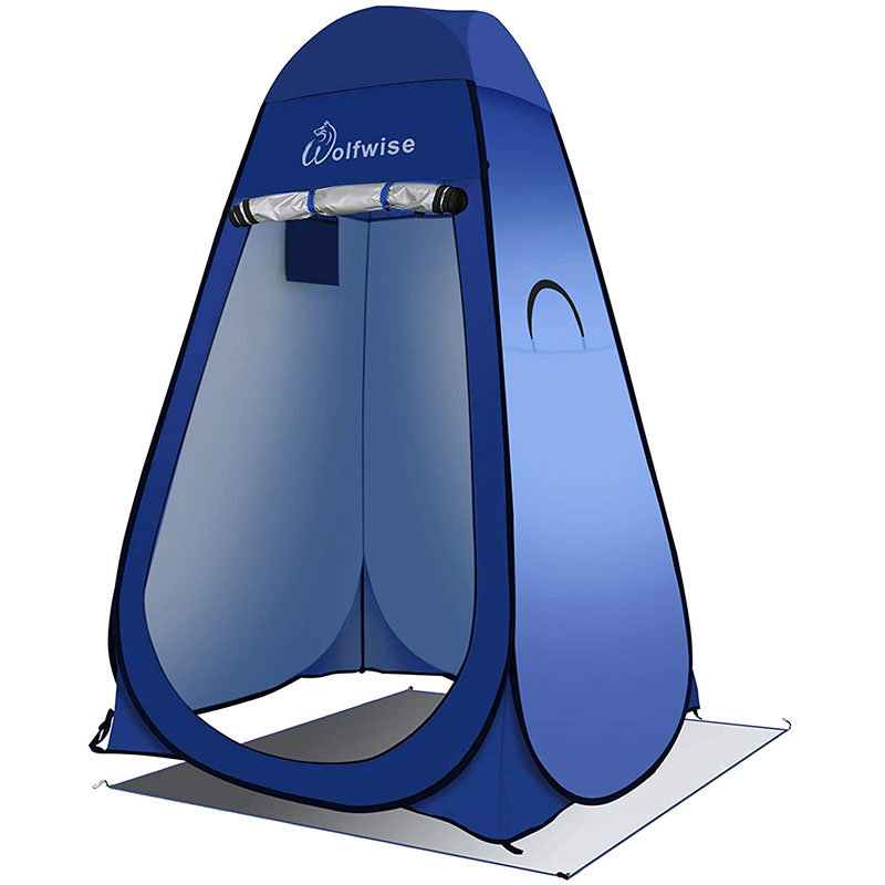 luxury camping pop-up tent shower