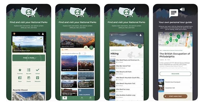 national park service mobile app preview