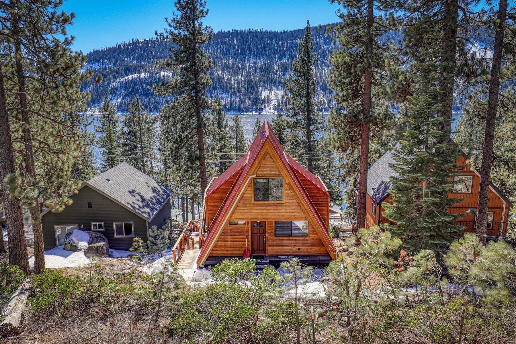 truckee california a-frame cabin for sale